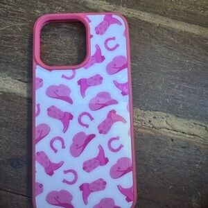 Pink Cowboy Pattern Phone Case